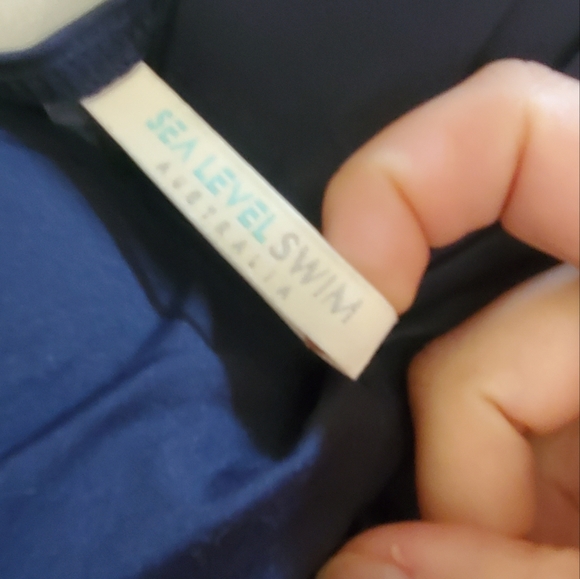 Sea level Eco Essentials Twist Front One Piece size 12 - Picture 5 of 7